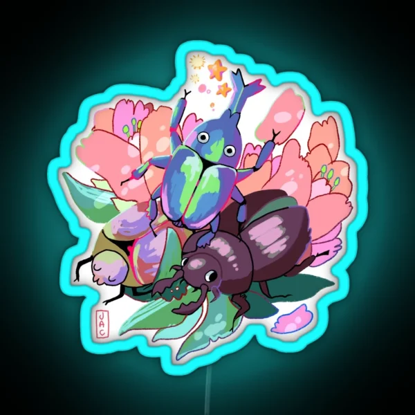 Beetles RGB Neon Sign