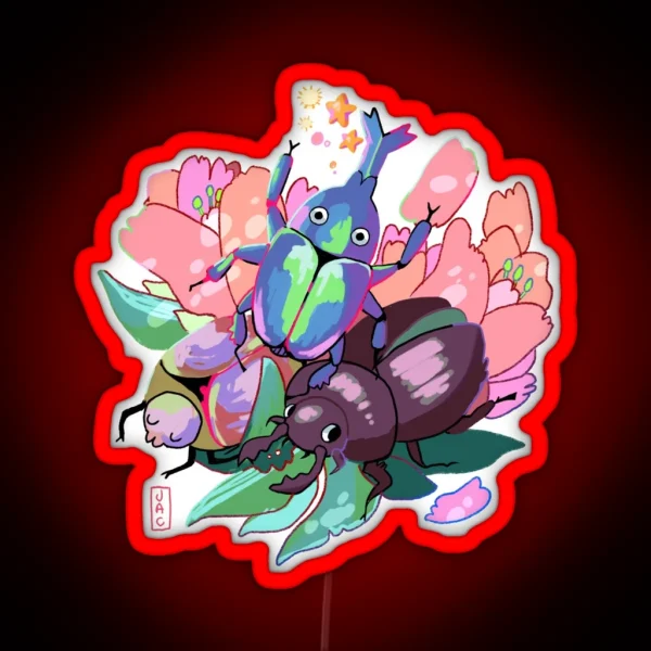 Beetles RGB Neon Sign