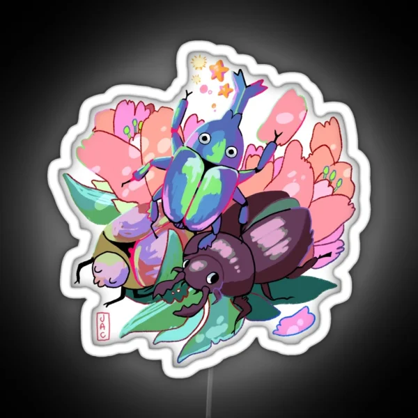 Beetles RGB Neon Sign