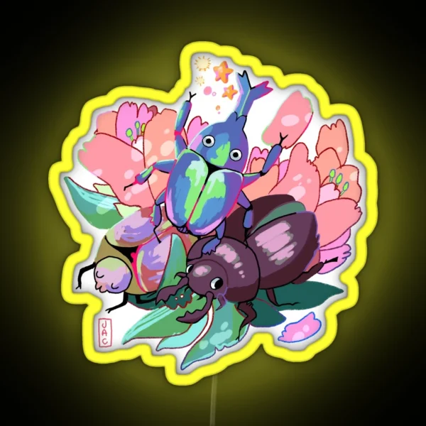 Beetles RGB Neon Sign
