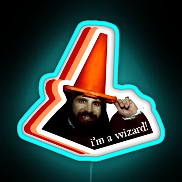 Behold Its Nandor The Relentless Wizard Tri Blend RGB Neon Sign