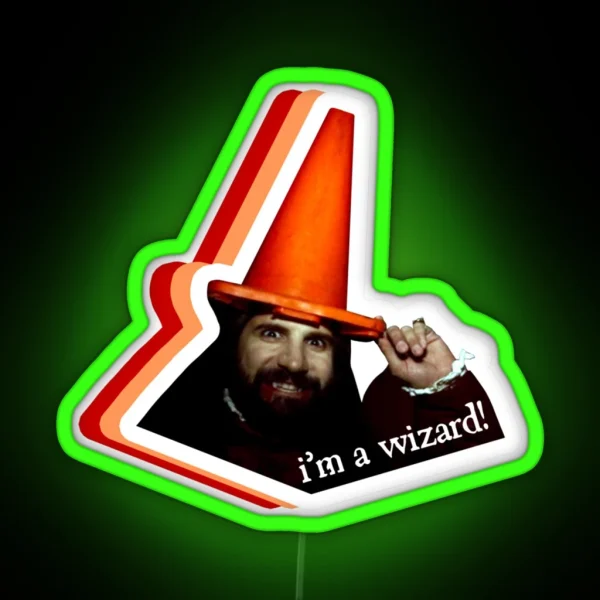 Behold Its Nandor The Relentless Wizard Tri Blend RGB Neon Sign