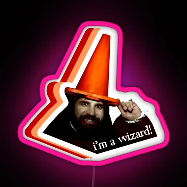 Behold Its Nandor The Relentless Wizard Tri Blend RGB Neon Sign