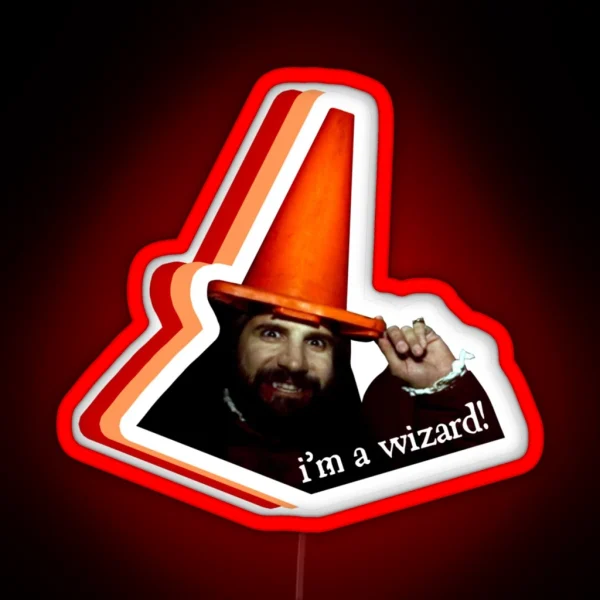 Behold Its Nandor The Relentless Wizard Tri Blend RGB Neon Sign