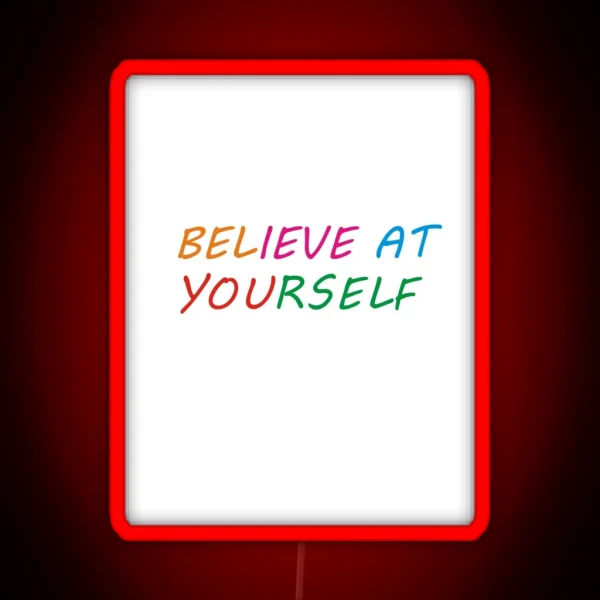 Believe RGB Neon Sign