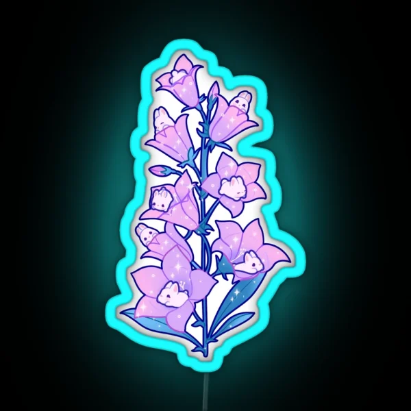 Bellflower Bunnies RGB Neon Sign