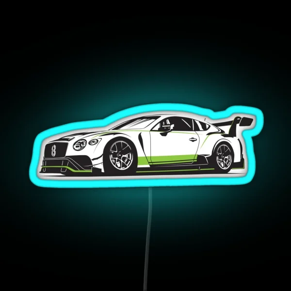 Bentley GT3 RGB Neon Sign