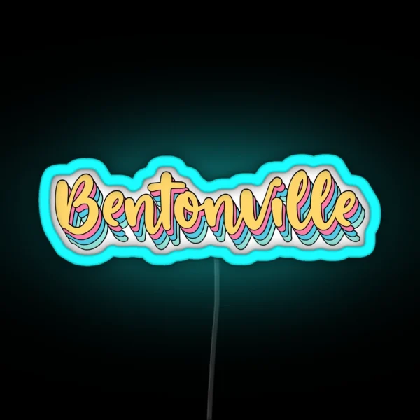 Bentonville VSCO RGB Neon Sign