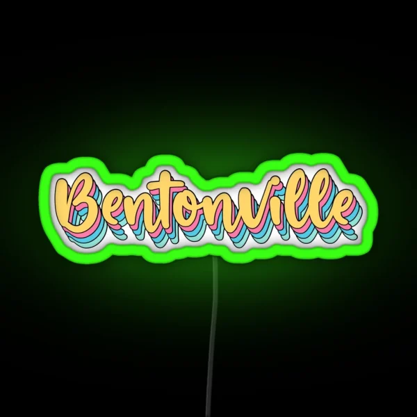 Bentonville VSCO RGB Neon Sign