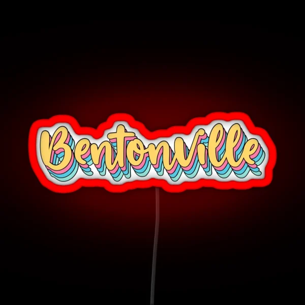 Bentonville VSCO RGB Neon Sign
