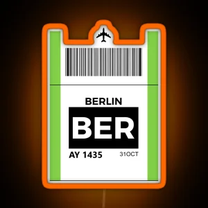Berlin Airport RGB Neon Sign