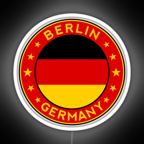 Berlin Germany Deutschland RGB Neon Sign