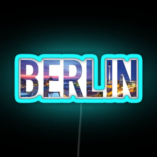 Berlin Germany Led RGB Neon Sign