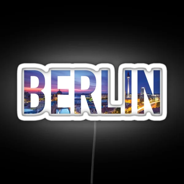 Berlin Germany Led RGB Neon Sign