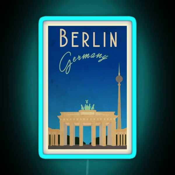 Berlin Germany RGB Neon Sign