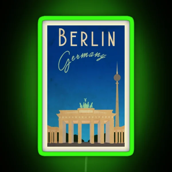 Berlin Germany RGB Neon Sign