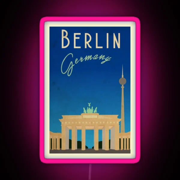 Berlin Germany RGB Neon Sign