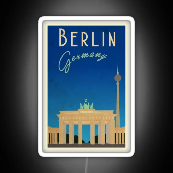 Berlin Germany RGB Neon Sign