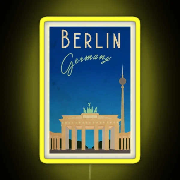 Berlin Germany RGB Neon Sign
