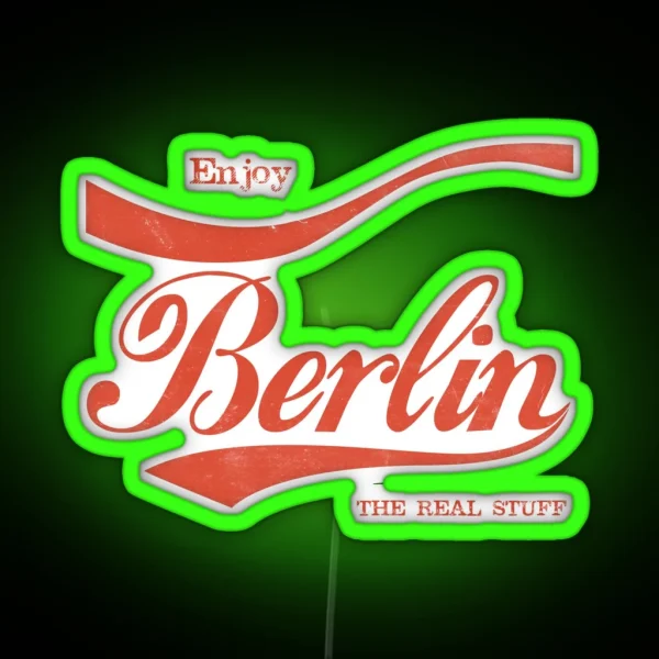Berlin Led Retro Vintage Berlin Led RGB Neon Sign