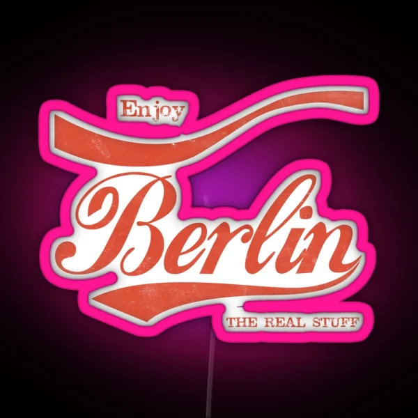 Berlin Led Retro Vintage Berlin Led RGB Neon Sign