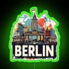 Berlin Pop Art Travel Vintage RGB Neon Sign - Image 3