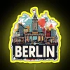 Berlin Pop Art Travel Vintage RGB Neon Sign - Image 5