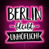 BERLIN REMAINS UNCOOLABLE BY SUBGIRL RGB Neon Sign - Image 6
