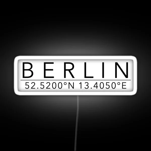 Berlin RGB Neon Sign