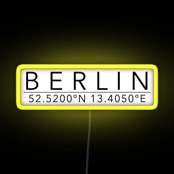 Berlin RGB Neon Sign