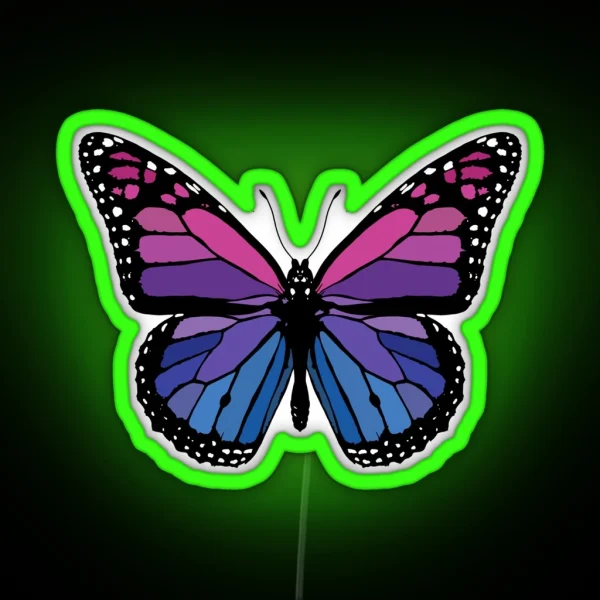 Berry Butterfly RGB Neon Sign