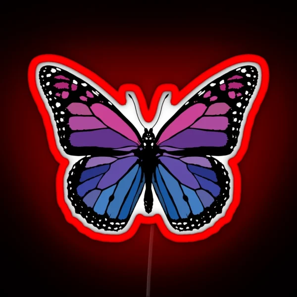 Berry Butterfly RGB Neon Sign