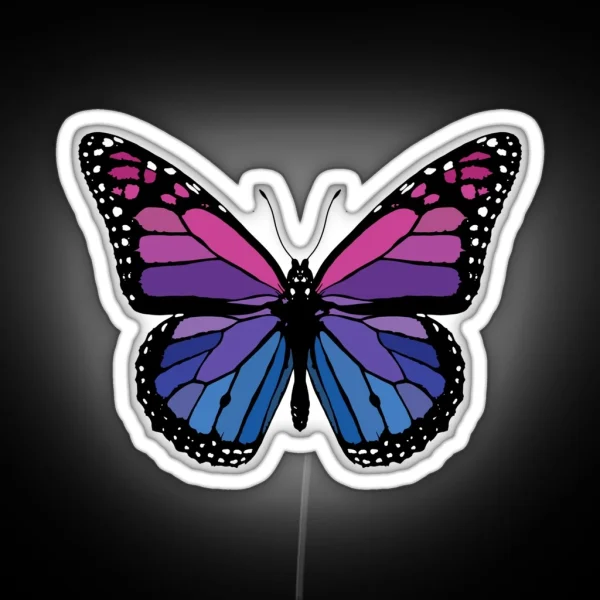 Berry Butterfly RGB Neon Sign