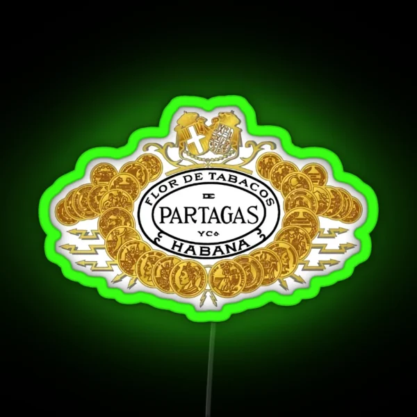 Best Cigars Of Partagas RGB Neon Sign