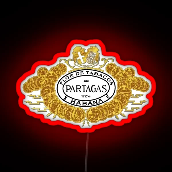 Best Cigars Of Partagas RGB Neon Sign