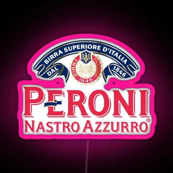 Best Drink Peroni Nastro Azzurro Italia RGB Neon Sign