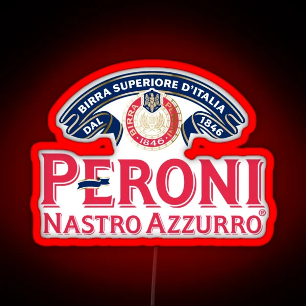 Best Drink Peroni Nastro Azzurro Italia RGB Neon Sign
