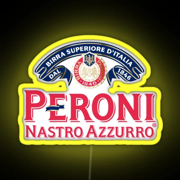 Best Drink Peroni Nastro Azzurro Italia RGB Neon Sign