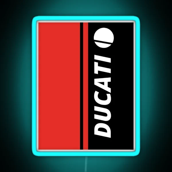 Best Ducatis Logo RGB Neon Sign