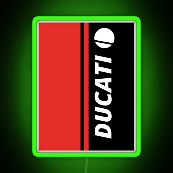 Best Ducatis Logo RGB Neon Sign