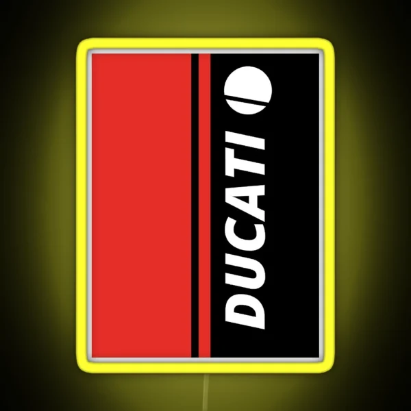 Best Ducatis Logo RGB Neon Sign