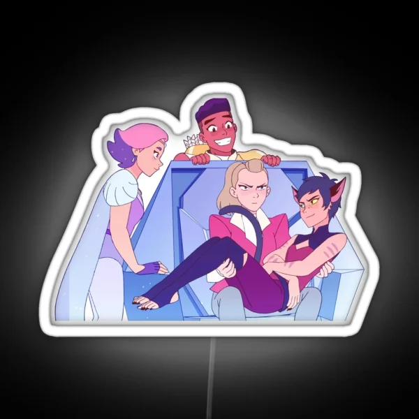 Best Friend Squad She Ra And The Princesses Of Power RGB Neon Sign