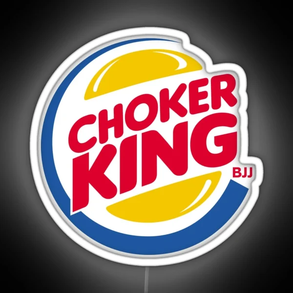 Best Seller Choker King BJJ RGB Neon Sign