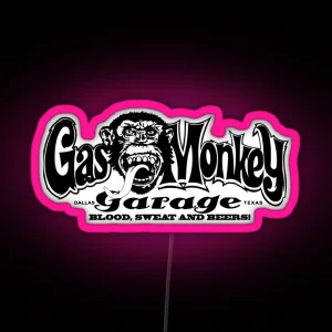 BEST SELLER Gas Monkey Garage Merchandise RGB Neon Sign