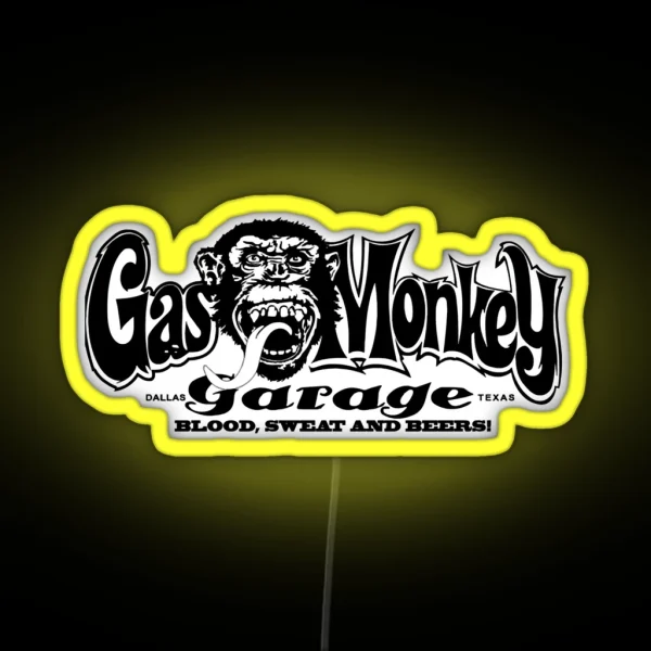 BEST SELLER Gas Monkey Garage Merchandise RGB Neon Sign