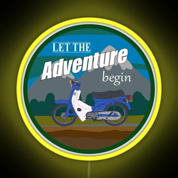 BEST SELLER Let The Adventure Begin RGB Neon Sign