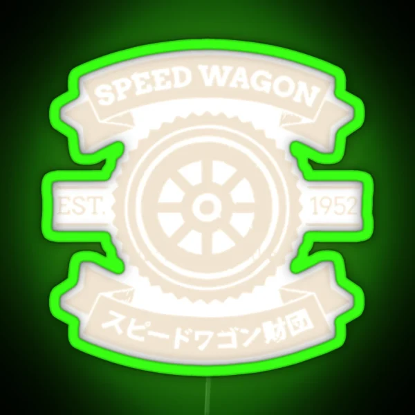 BEST SELLER Speedwagon Foundation Logo Merchandise RGB Neon Sign