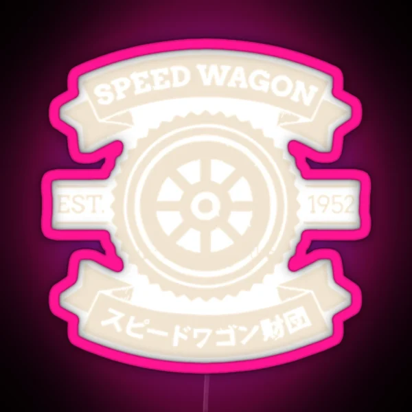 BEST SELLER Speedwagon Foundation Logo Merchandise RGB Neon Sign