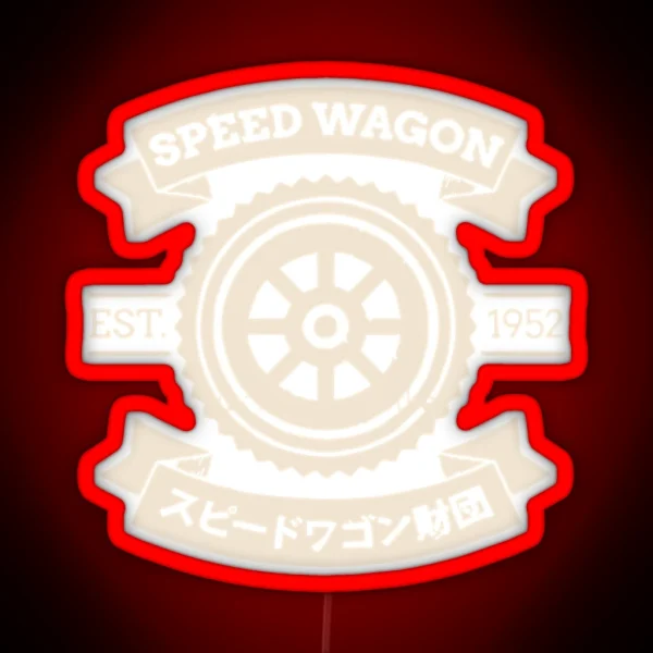 BEST SELLER Speedwagon Foundation Logo Merchandise RGB Neon Sign