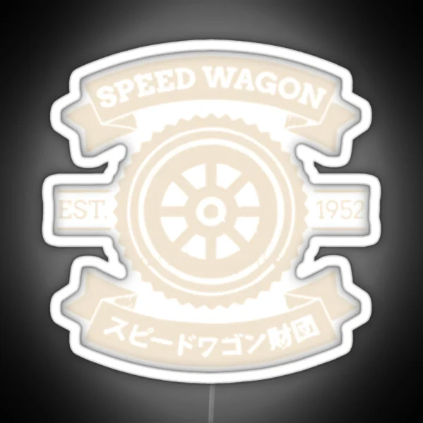 BEST SELLER Speedwagon Foundation Logo Merchandise RGB Neon Sign